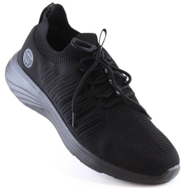 Chaussures de sport à enfiler pour hommes noires Big Star JJ174289 1