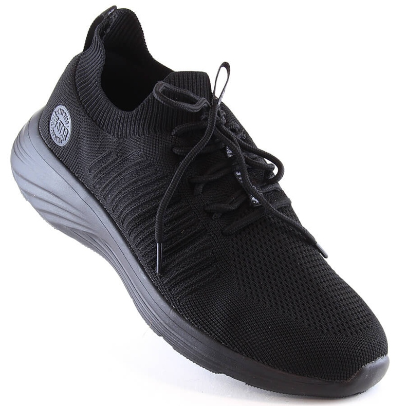 Chaussures de sport à enfiler pour hommes noires Big Star JJ174289 1