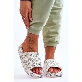 PS1 Chaussons pour femmes à la mode sur une plate-forme massive Blanc Lorette 2
