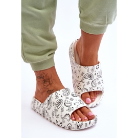 PS1 Chaussons pour femmes à la mode sur une plate-forme massive Blanc Lorette blanche 5