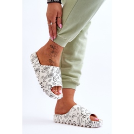 PS1 Chaussons pour femmes à la mode sur une plate-forme massive Blanc Lorette blanche 6