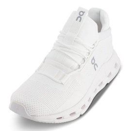 On Running Sur les chaussures de course Cloudnova Undyed 2698225 blanche 2