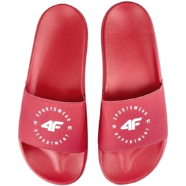 Chaussons 4F W 4FSS23FFLIF068 62S rouge 1