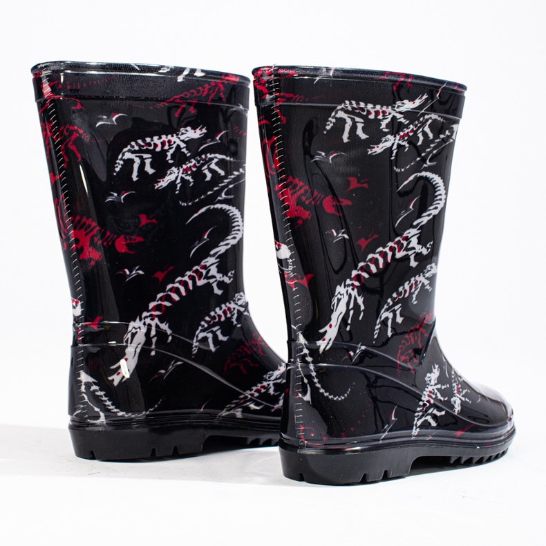 Bottes de pluie garçon grand avec motif Shelovet noir le noir 1 Bottes de pluie garçon grand avec motif Shelovet noir le noir 1