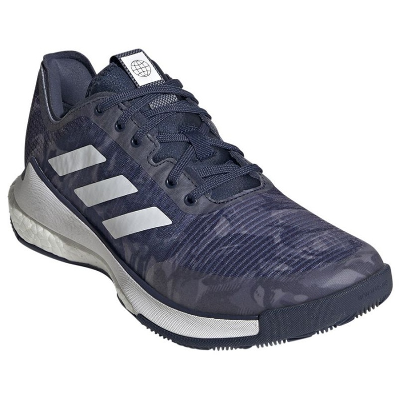 Chaussures de volley adidas CrazyFlight W HR0632 bleu bleu 2
