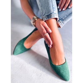Seastar Keys Ballerines vertes semelle cuir 3