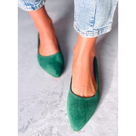 Seastar Keys Ballerines vertes semelle cuir 4