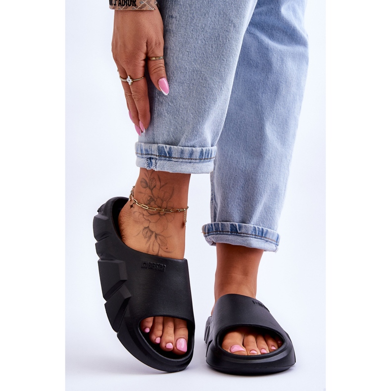 Pantoufles Femme Mousse Légère Big Star LL274594 Noir le noir 2 Pantoufles Femme Mousse Légère Big Star LL274594 Noir le noir 2