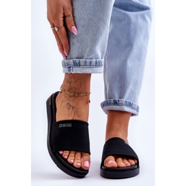 Chaussons Plateforme Femme Big Star LL274930 Noir le noir 2