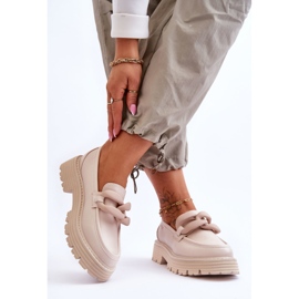 Mocassins en Cuir Big Star Chaussures LL274581 Beige 2