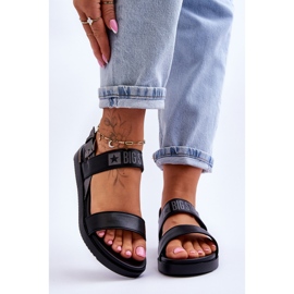 Sandales Plates Femme Big Star LL274938 Noir le noir 1 Sandales Plates Femme Big Star LL274938 Noir le noir 1