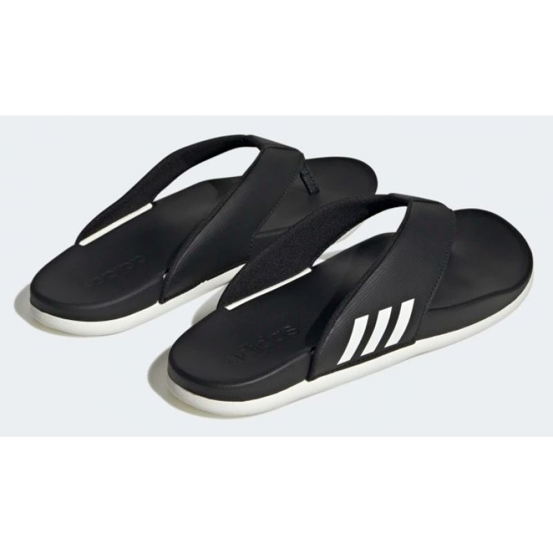 Chaussons adidas Adilette Comfort Flip Flop Femme HQ4458 le noir 1