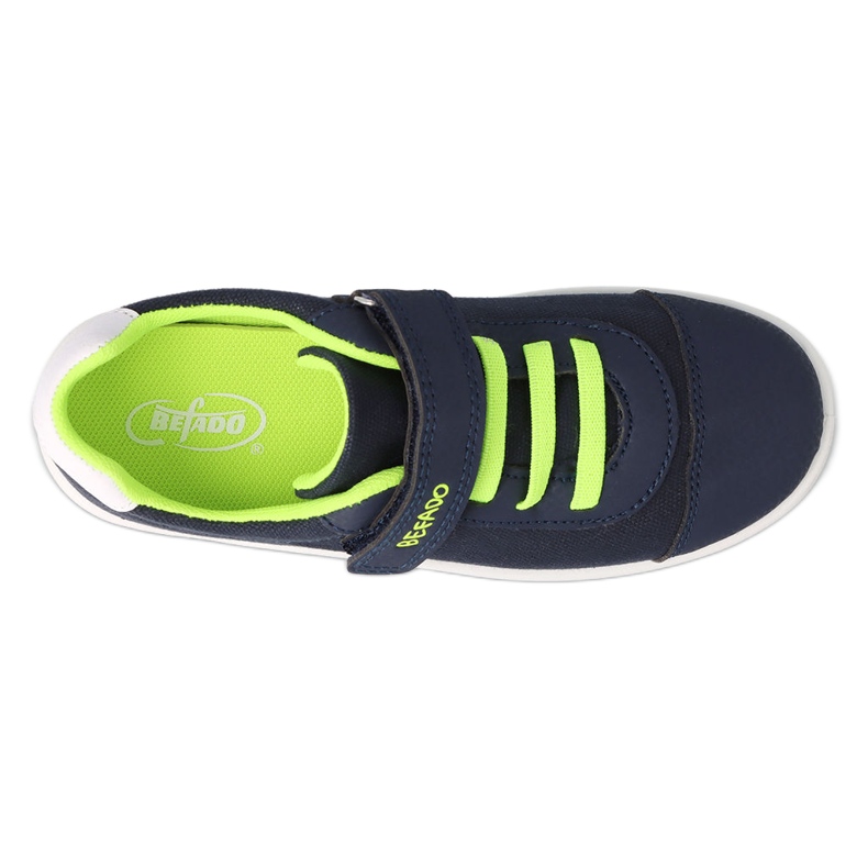 Befado de sport pour enfants avec velcro, bleu marine et vert 451X004 2