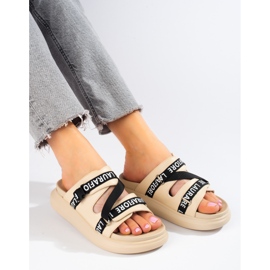 Pantoufles confortables LA.FI Beige 5