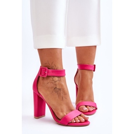 FB2 Sandales roses à talons Georgina 1