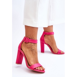 FB2 Sandales roses à talons Georgina 2