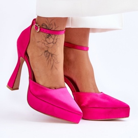 Escarpins à talons hauts à la mode Fuchsia Madness rose 8