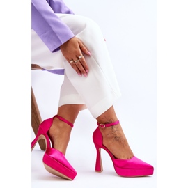 Escarpins à talons hauts à la mode Fuchsia Madness rose 7