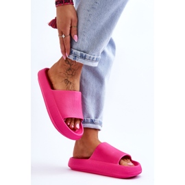 BM Tongs légères à la mode sur une semelle massive rebelle fuchsia rose 6