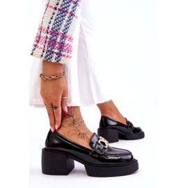 S.Barski Escarpins à la mode à talons massifs noirs Imani le noir 3 S.Barski Escarpins à la mode à talons massifs noirs Imani le noir 3