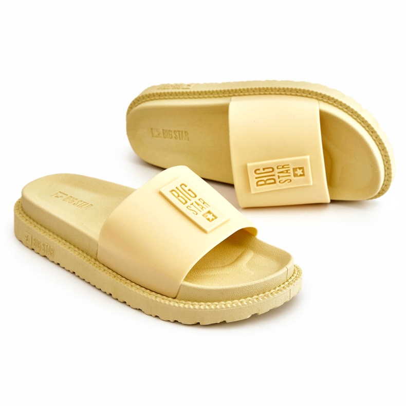 Chaussons Femme Big Star JJ274A305 Jaune 3