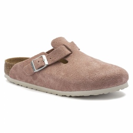 Birkenstock Boston Sfb Leve W 1023263 chaussons rose 1