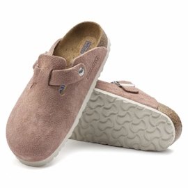 Birkenstock Boston Sfb Leve W 1023263 chaussons rose 2