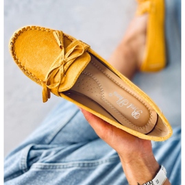 BM Mocassins femme miel XR-1R2 Jaune 7