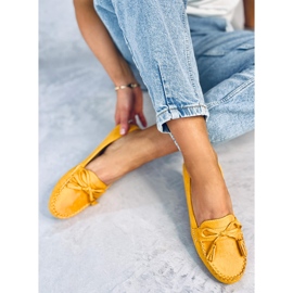 BM Mocassins femme miel XR-1R2 Jaune 6