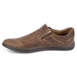 Polbut Hommes Brogues 401 Summer Brown brun 2