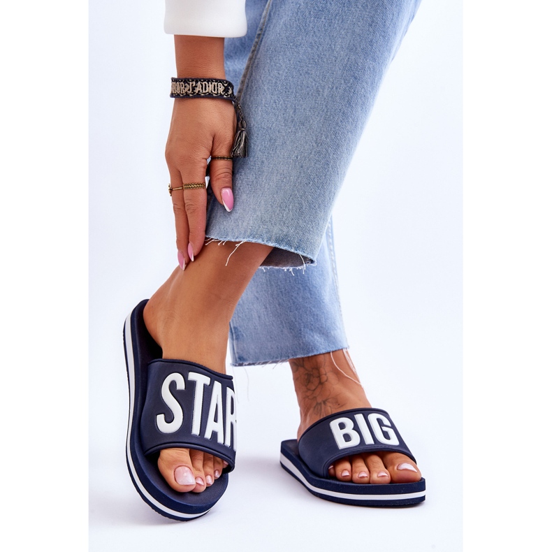 Chaussons Femme Big Star Classic JJ274A323 Bleu Marine 2 Chaussons Femme Big Star Classic JJ274A323 Bleu Marine 2