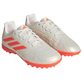 Adidas Copa Pure.3 Tf Jr GY9037 chaussures de football blanche blanche 1