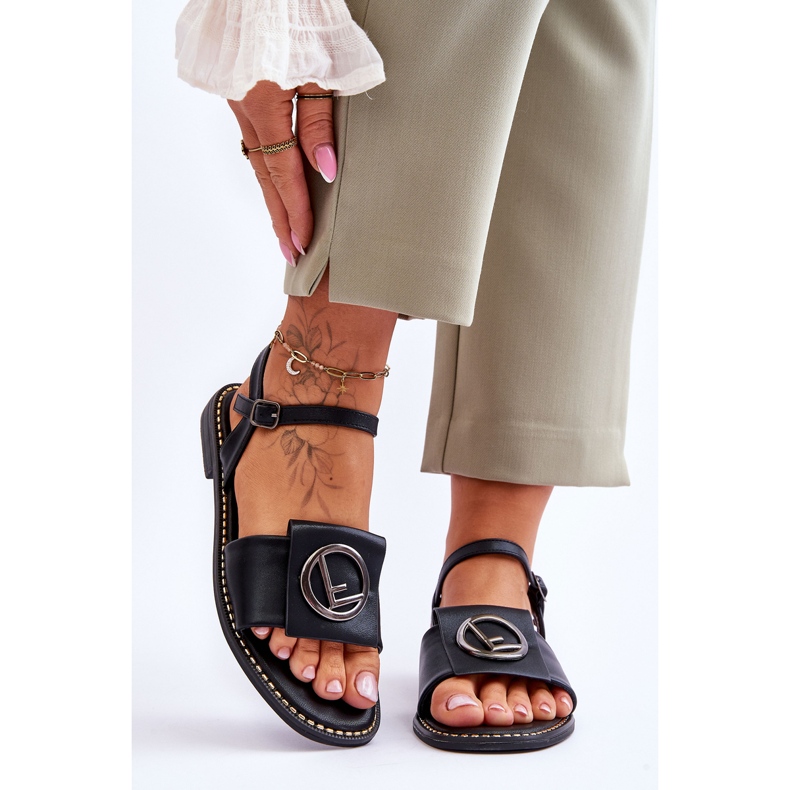 Sandales Classiques Femme S.Barski KV-2775-45 Noir 1