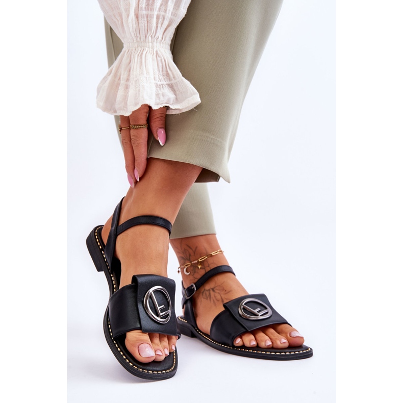 Sandales Classiques Femme S.Barski KV-2775-45 Noir le noir 2