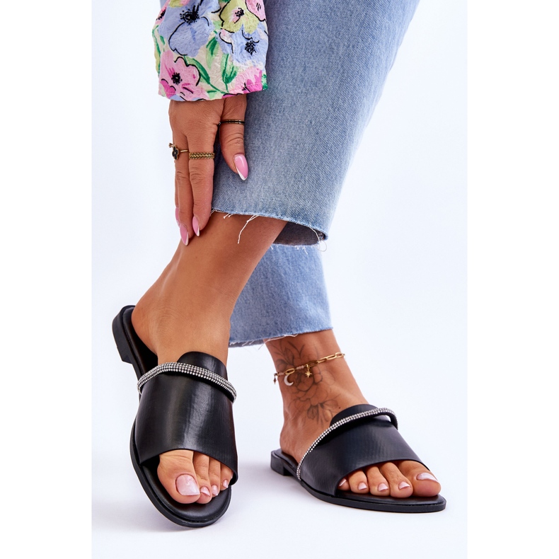 Talons Plats Élégants Noir Termen 2