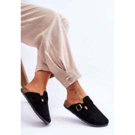 FJ1 Sandales Daim Sur Plateforme Liège Noir Vellma le noir 5