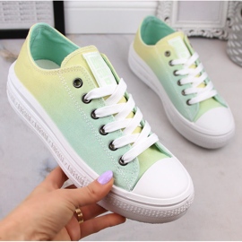 Baskets pour femmes sur la plateforme Big Star ombre LL274A186 multicolore 1