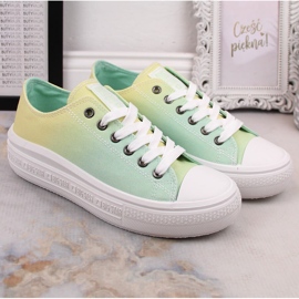 Baskets pour femmes sur la plateforme Big Star ombre LL274A186 multicolore 2