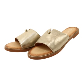 Chaussons Femme à la Mode Filippo DK4625/23 GO Or doré 3