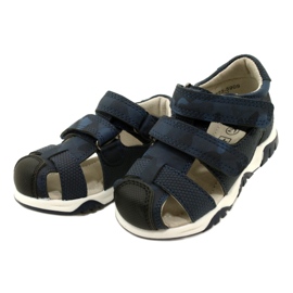 Evento Sandales Velcro Miss Garçon, Bleu Marine 23DZ23-5909 3