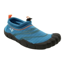 Chaussures aquatiques ProWater PRO-23-37-128L en néoprène bleu 1