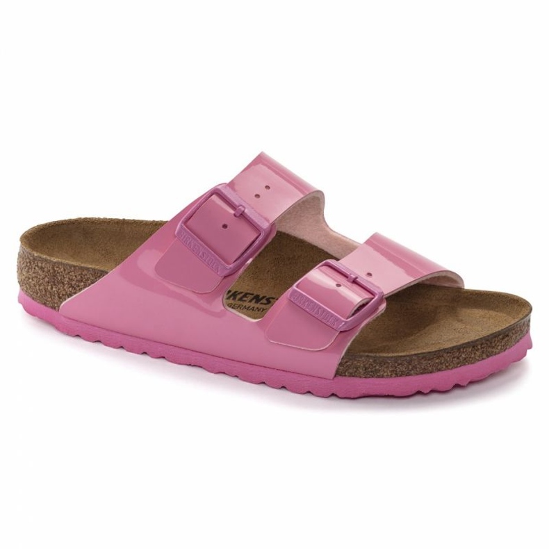 Birkenstock Arizona Bf W 1024104 chaussons rose 1 Birkenstock Arizona Bf W 1024104 chaussons rose 1