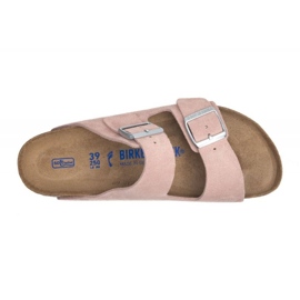 Birkenstock Arizona Bs Leve W 1023321 chaussons rose 1