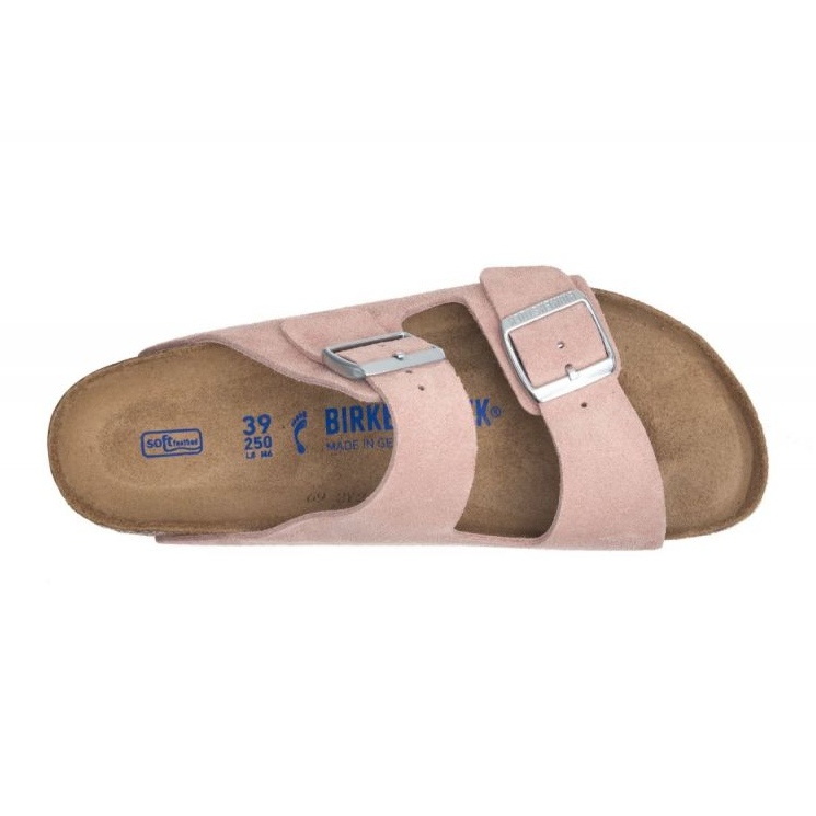 Birkenstock Arizona Bs Leve W 1023321 chaussons rose 1