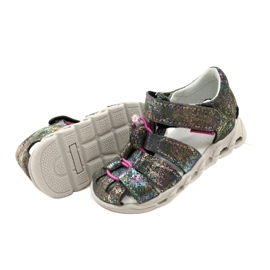 Sandales des filles Mazurek en cuir brillant 1364 Metallique gris 6 Sandales des filles Mazurek en cuir brillant 1364 Metallique gris 6