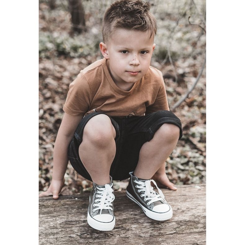 Baskets vertes-kaki pour enfants 2