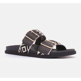 Marco Shoes Chaussons à boucles le noir 1 Marco Shoes Chaussons à boucles le noir 1