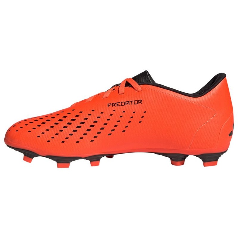 Chaussures de football Adidas Predator Accuracy.4 Fg M GW4603 orange oranges et rouges 1