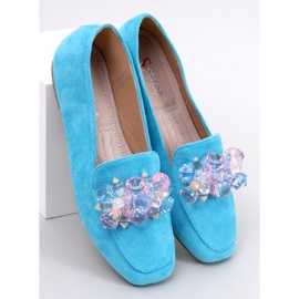 Mocassins à perles Deley Bleu 1