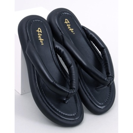Tongs Cliff noires pour femmes le noir 1